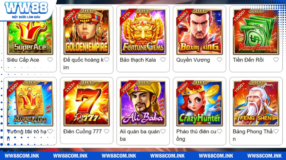 Sân chơi có kho game vô cùng hấp dẫn